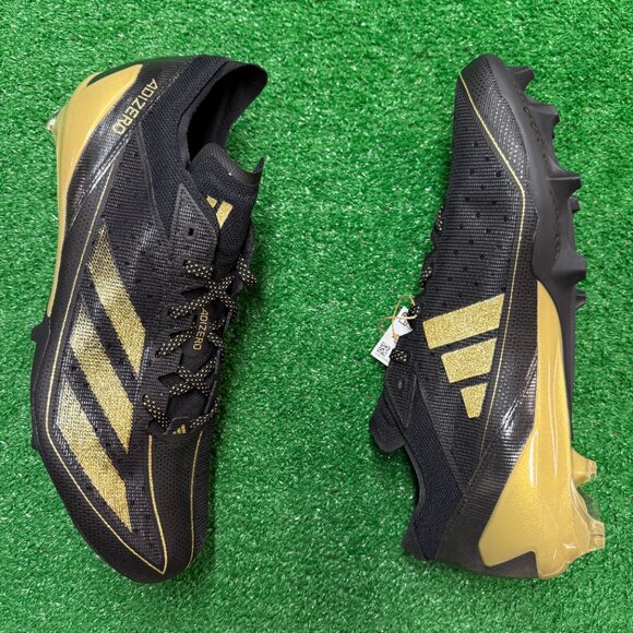 Adidas Adizero Electric Core Black Gold Metallic Carbon Mens IE4380 NEW Sz 13 - Picture 3 of 5